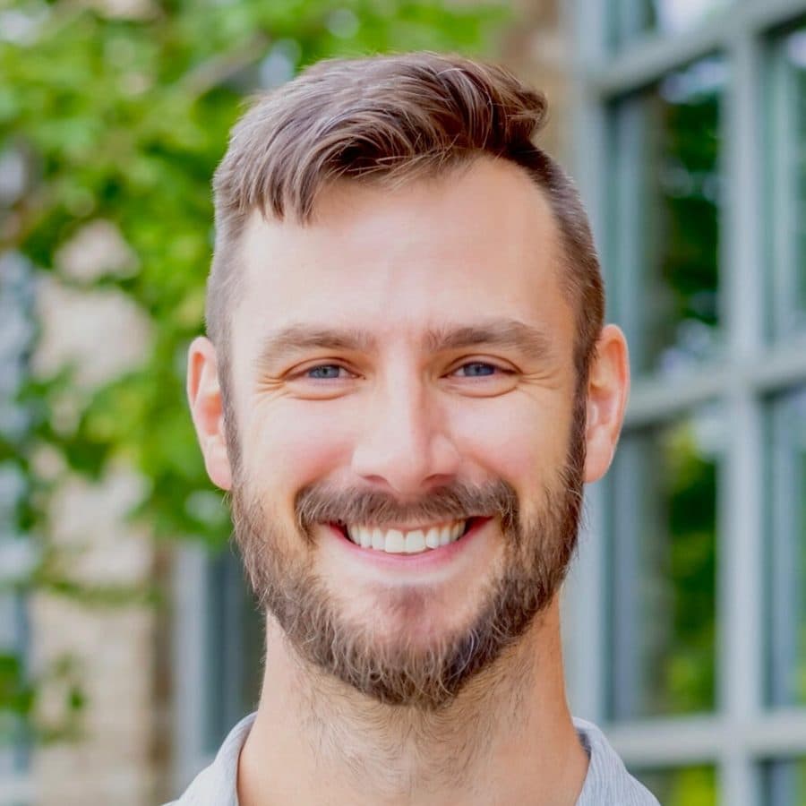 Stuart Reese smiling outdoors